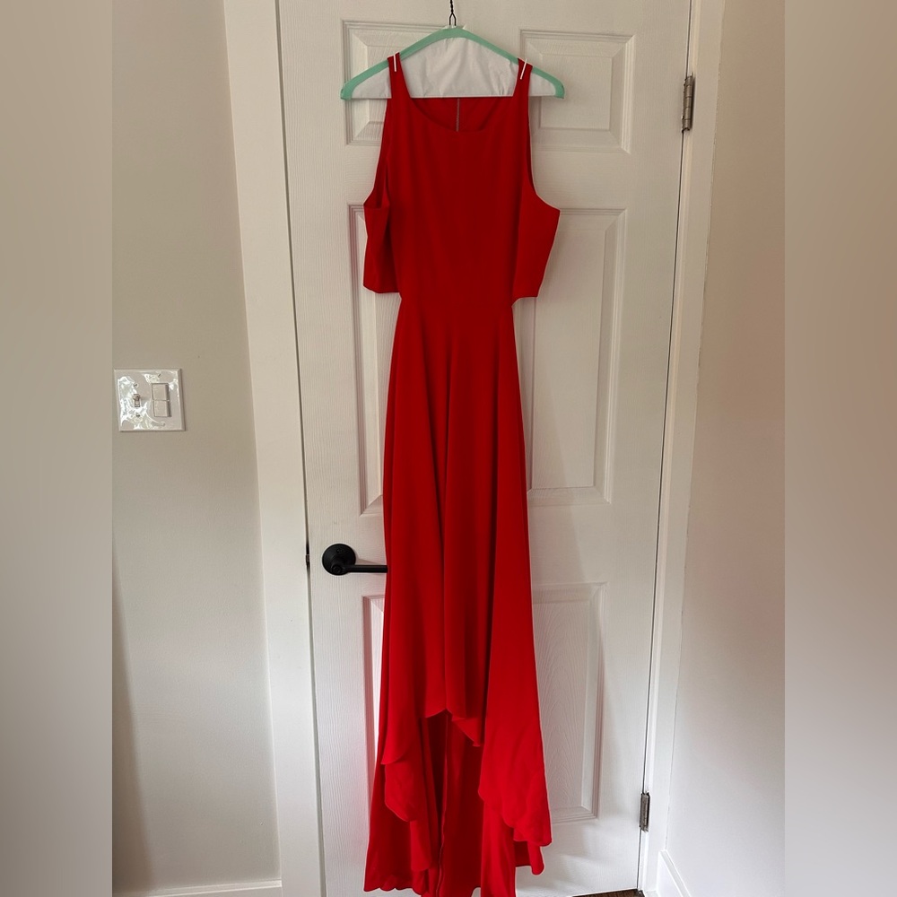 ALI & JAY Vibrant Red Bohemian Rhapsody Dress